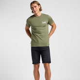 Meska Koszulka Lee Medium Wobbly Tee Olive Grove 112364537