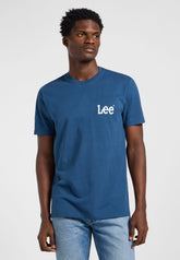 T-Shirt Męski Lee Medium Wobbly Lee Tee Orion Blue 112364538