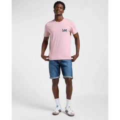 Meska Koszulka Lee Medium Wobbly Tee Soft Mauve 112364536