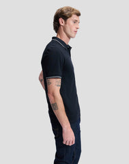 MESKA KOSZULKA LEE PIQUE POLO BLACK 112363659