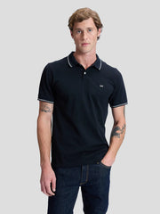 MESKA KOSZULKA LEE PIQUE POLO BLACK 112363659