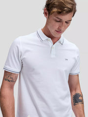 MESKA KOSZULKA LEE PIQUE POLO BRIGHT WHITE 112349973