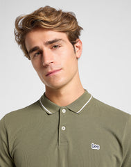 Męska Koszulka Lee Pique Polo Mercantile Green 112363855
