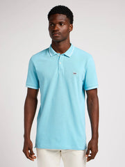 MESKA KOSZULKA LEE PIQUE POLO PREPPY BLUE 112349952