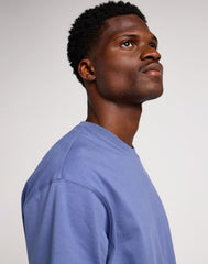 Meska Koszulka Lee Plain Loose Tee Surf Blue 112350758