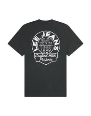 Męska Koszulka Lee Relaxed Tee Washed Black 112364545