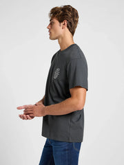 Męska Koszulka Lee Relaxed Tee Washed Black 112364545