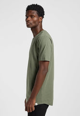 Męska Koszulka Lee Shaped Tee Olive Grove 112364534