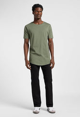 Męska Koszulka Lee Shaped Tee Olive Grove 112364534