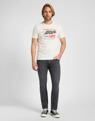 MESKA KOSZULKA LEE SS FRONTIER TEE ECRU 112355576