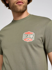 MĘSKA KOSZULKA LEE SS RELAXED TEE MERCANTILE GREEN 112355708