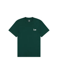 Męska Koszulka Lee Ss Small Logo Tee Jade Forest 112370501