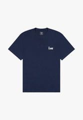 Męska Koszulka Lee SS Small Logo Tee Rivet Navy 112370502