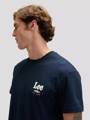 MĘSKA KOSZULKA LEE STAMP LEE TEE RIVET NAVY 112376494