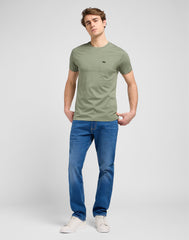 Męska Koszulka Lee Ultimate Pocket Tee Olive Stone 112370494