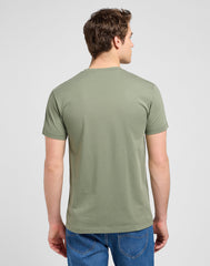 Męska Koszulka Lee Ultimate Pocket Tee Olive Stone 112370494