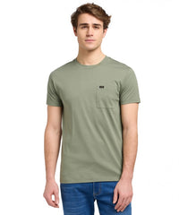 Męska Koszulka Lee Ultimate Pocket Tee Olive Stone 112370494
