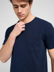 Meska Koszulka Lee Ultimate Pocket Tee Rivet Navy 112370493