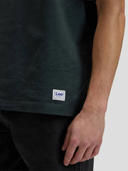 Męski T-Shirt Lee Workwear Boxy Tee Washed Black 112378724