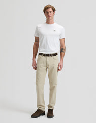 Męska Koszulka Lee Woven Label Tee Bright White 112376540