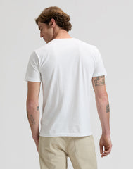 Męska Koszulka Lee Woven Label Tee Bright White 112376540