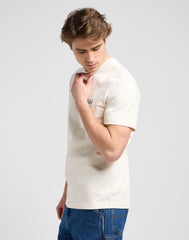 Meska Koszulka Lee WW Graphic Tee Ecru 112370482