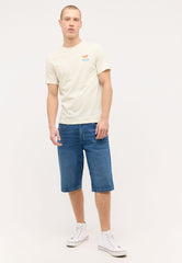 Męska Koszulka Mustang Austin T-Shirt Logo Light Gray 1015068 3003