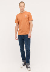Męska Koszulka Mustang Austin T-Shirt Logo Raw Sienna 1015068 7088