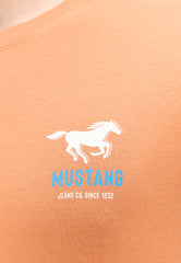 Męska Koszulka Mustang Austin T-Shirt Logo Raw Sienna 1015068 7088