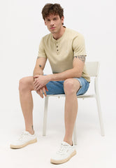 Męska Koszulka Mustang Austin T-Shirt Overcast 1015081 4012