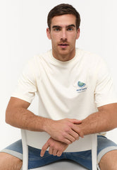 Męska Koszulka Mustang T-shirt Alvarado Whisper White 1014932 2013