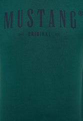 Męska Koszulka Mustang T-shirt Logo Nadruk Alex C Print June Bug 1014445 6485