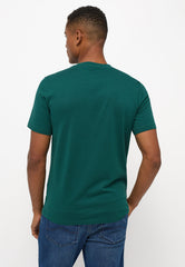 Męska Koszulka Mustang T-shirt Logo Nadruk Alex C Print June Bug 1014445 6485