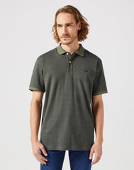 Męska Koszulka Polo Polówka Wrangler Polo Shirt Dusty Olive 112350410 W709013993