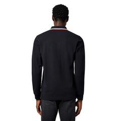 Meska Koszulka Polo Wrangler Ls Polo Shirt Black 112371505