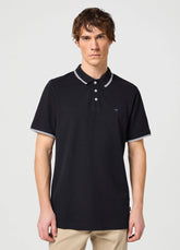 Męska Koszulka Polo Wrangler Polo Shirt Black 112350404