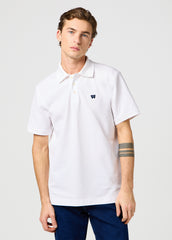 Meska Koszulka Polo Wrangler Polo Shirt Bright White 112362386