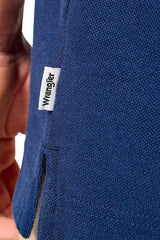 Męska Koszulka Polo Wrangler Polo Shirt Navy 112350403
