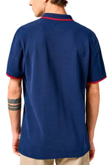 Męska Koszulka Polo Wrangler Polo Shirt Navy 112350403