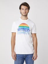 MĘSKA KOSZULKA T-SHIRT WRANGLER SS GRAPHIC TEE WHITE W7AID3989 112131343