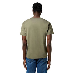 3PAK Męskie Koszulki Wrangler Tee White Olive Navy 112371483