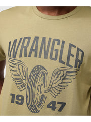 Męska Koszulka Wrangler Americana Tee Aloe 112371474