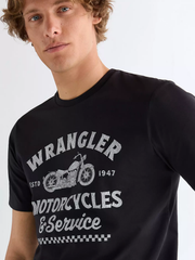 MĘSKA KOSZULKA WRANGLER AMERICANA TEE BLACK 112377950