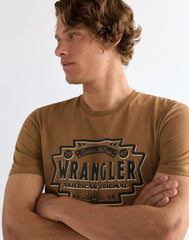 MESKA KOSZULKA WRANGLER AMERICANA TEE ERMINE 112378475