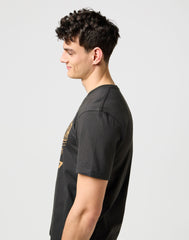 Meska Koszulka Wrangler Americana Tee Faded Black 112371478