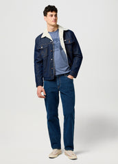 Męska Koszulka Wrangler Americana Tee Grisaille 112371414