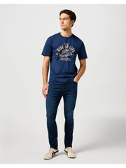 Meska Koszulka Wrangler Americana Tee Navy 112362792