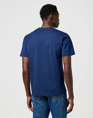 Meska Koszulka Wrangler Americana Tee Navy 112371477