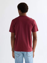 MESKA KOSZULKA WRANGLER AMERICANA TEE RUBY WINE 112377953