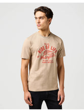 Meska Koszulka Wrangler Americana Tee Timberwolf 112362788